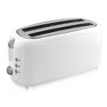 Bread Centering Function 4 Slice 2 Slot Long Toaster White Yellow for sale