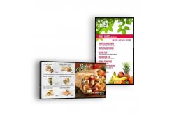 China 32 Inch Indoor Digital Menu Board 700 Cd/M2 Brightness Slim Design supplier