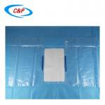 Non Woven Disposable Pelviscopy Laparoscopy Drape Pack Blue for sale