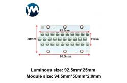 China UV Light Module 300W Seamless Splicing Fast Curing Module 395nm Lamp Beads supplier