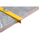 Golden 6063 Aluminum T Profiles ISO9001 Approved 10.5mm Height for sale