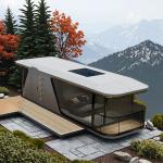 Fuqian High-End Camping Space Capsule Redefined Luxury Container House For Hotels Made Of Steel And Sandwich Panel for sale