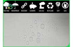 China Nature White Jumbo Roll Paper , Tear-risistant 120g Synthetic Stone Paper supplier