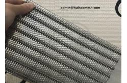 China Cladding Wall Architectural Wire Mesh, Colse-Knit Rigid Woven Wire Mesh supplier