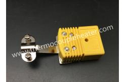 China 2 Pin RTD Circuit Standard Thermocouple Connector With Steel Wire Clamp supplier