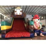 Pirate Theme Amusement Park Inflatable Playground Bouncy Castle Water Slide