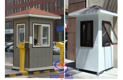 China Economic sentry style garden shed With Working Desk Light Equipped supplier