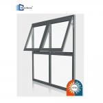 Bathroom Double Glazed Aluminum Window Vertically Opening Customized Color for sale