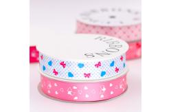 China High Durability Decorative Satin Ribbon With Silk Screen Printing Technics supplier