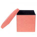 Satin folding storage box chair