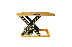 China 1 Ton 3m Small Lift Tables Hydraulic Electric Warehouse Cargo Scissor Lift supplier