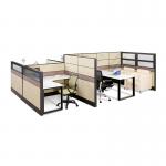 Modular 2 4 6 Office Desks Office Cubicles Work Station Office Furniture for sale