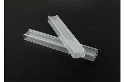 China Building Construction PP Plastic Profile Channel Cable Transparent Management Profile supplier