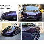 Pearl Purple Dry Installation Color Paint Protection Film Self Adhesive PPF Wrap Colors for sale