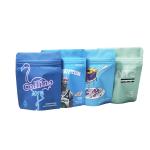 Custom Resealable Smell Proof  Edible Packaging Pouch Soft Touch Child Resistant Mylar Bags