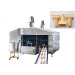Energr Saving Industrial Waffle Maker , Ice Cream Production Line 0.75kw Power for sale