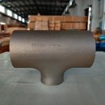 Red Tee 219х108 SMLS DN 200x100 CuNi 9010, DIN 86088 3х2,5mm Butt Welding Fittings for sale
