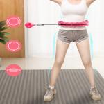 ABS 24 Knots Fitness Smart Hula Hoop , 24 Section Weighted Hula Hoop 1.3kg for sale