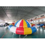 Ocean Disco Boat Inflatable Towable Tube / Floating Spinner Boat for sale