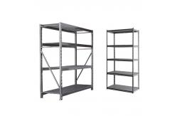 China Fiberboard 4 - 5 Levels Rivet System Boltless Metal Shelving For Home / Office supplier