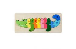 China DIY Children Early Education Cognitive Toys Animal 3D Stereo Clasp Puzzle supplier