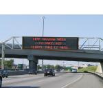 High Resolution VMS / Gas LED Highway Signs Galvanized Steel Sheets 80kg for sale
