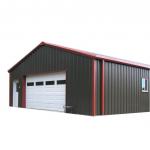 Light Metal 140km/H Prefab Warehouse Buildings Construction Q235 Q345 Gable Frame for sale