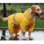 Breathable Adjustable Lightweight Rainproof Hoodie Dog Clothes Raincoat for sale