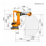 Robot Axis 5 KR 700 PA Kuka Robot Arm  For Palletizing Industry