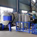Intermittent Induction Vacuum Heating Carbonisation Furnace Medium Frequency PLC Control for sale