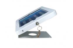 China Metal Steel Ipad Enclosure Kiosk Stand Wall / Table Mounting With Lock / Key supplier