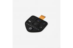 China Flexible Custom Silicone Rubber Keypads With Silk Printing Laser Etching Logo supplier