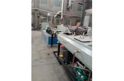 China PVC Two Cavity Conduit Extrusion Line 12 - 63mm Double Outlet Pipe Making Machine supplier