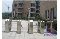 China Outside Waterproof Entrance Control Turnstile Gate 1.5mm Thickness With NFC Reader supplier