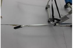 China 20in Wheeled Steps Manual Stair Climbing Wheelchair Stretcher Without Armrests supplier
