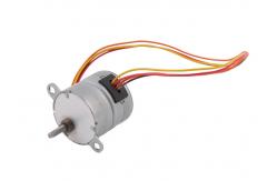 China Permanent Magnet 25mm 7.5 Angle Stepper Motor With Gearbox SM25-048S supplier