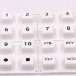 MIDI 4X4 Backlit Custom Silicone Rubber Keypads for sale