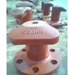 200T Cast Steel Mooring Components Tree Head Marine Bollard for sale