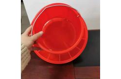 China 10KG Plastic Hanging Feeder Chicken Feeding Line Parts Red supplier