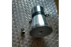 China 60w 25k / 45K P8 Double Frequency Ultrasonic Transducer with Screw Hole supplier
