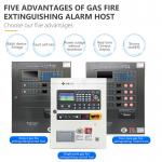 Chemical and Physical Fire Extinguishing FM 200 Fire Alarm System Control Panel For Office Buildings for sale