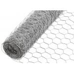 1 inch Galvanized Hexagonal Wire Mesh Netting Silver 0.7mm Diameter For Cage for sale