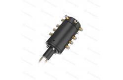 China 6 Passages Pneumatic Rotary Unions 6 Circuits 2A Electric Rotary Joint supplier