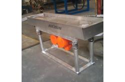 China Stainless Steel Linear Vibrating Screen Efficiently Screens Large Particle Materials supplier