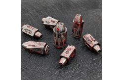 China Bullet Head Multiface Metal Dice Set Desktop Game DND#RPG#COC supplier