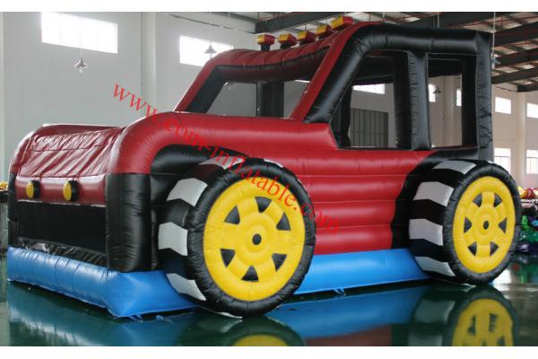 Inflatable car bouncer