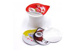 China 85mm PP Plastic Yogurt Cup 140ml Recyclable With Aluminium Foil Lid supplier