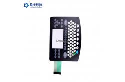 China LCD Window Custom Made LED Membrane Switch 3M468 With Backlight supplier