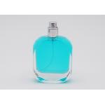 Crystal Clear Cosmetic Spray Bottle , Empty Perfume Bottles With Matte Gold Cap