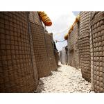 Low Carbon Steel Wire 75*75mm Military Defensive Barriers For Shooting Field for sale